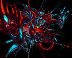  glowing glowing_eyes grin mask mecha monster perfectio smile super_robot super_robot_wars super_robot_wars_destiny super_robot_wars_original_generation 