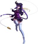 artist_request boots braid eltnum french-bread hat long_hair melty_blood miniskirt official_art purple_eyes purple_hair single_braid single_glove sion_eltnam_atlasia skirt solo thigh-highs thigh_boots thighhighs tsukihime under_night_in-birth violet_eyes wire 