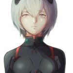  alternate_costume ayanami_rei blue_hair evangelion:_3.0_you_can_(not)_redo expressionless neon_genesis_evangelion plugsuit rebuild_of_evangelion red_eyes short_hair simple_background white_background 