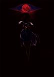  1girl animal_ears artist_request blazer bunny_ears glowing glowing_eyes long_hair moon purple_hair rabbit_ears red_eyes reisen_udongein_inaba skirt touhou 