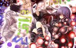  danmaku dress gradient_hair haru_ion highres hijiri_byakuren long_hair multicolored_hair purple_eyes solo touhou violet_eyes wallpaper 