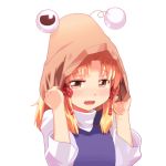  blush gekkan-kurobuta hat kurobuta_gekkan moriya_suwako solo touhou 