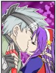  asamiya_athena couple crossover hatake_kakashi king_of_fighters kiss mugen_(game) naruto unmasked 