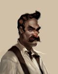  male mario mustache nintendo nose overalls realistic robotpencil super_mario_bros. 