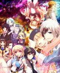  6+girls akamomo alvin_(tales_of_xillia) bisley_karcsi_bakur elise_lutus everyone gaias hug jude_mathis julius_will_kresnik leia_roland ludger_will_kresnik milla_(tales_of_xillia_2) milla_maxwell multiple_boys multiple_girls muse_(tales_of_xillia) rideau rowen_j._ilbert tales_of_(series) tales_of_xillia tales_of_xillia_2 tipo_(xillia) title_drop upside-down victor_(tales_of_xillia_2) 