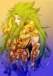  1boy aries_shion armor green_hair saint_seiya:_the_lost_canvas solo 