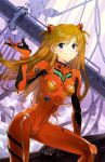  absurdres blue_eyes highres kimijima0301 long_hair neon_genesis_evangelion orange_hair plugsuit smile solo soryu_asuka_langley souryuu_asuka_langley 