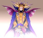  1boy armor blonde_hair cape emperor_(ff2) final_fantasy final_fantasy_ii highres horns pinnappleorange solo 