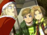  alphonse_elric casual christmas edward_elric fullmetal_alchemist mikumo_sena multiple_boys santa_costume van_hohenheim 