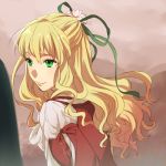  claire_bennett flower green_eyes hair_flower hair_ornament half_updo lowres maruishi solo tales_of_(series) tales_of_rebirth 