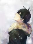  bad_id black_hair kabochachan kazehaya_shouta kimi_ni_todoke male snow solo 