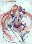  :d ahoge akashiba android belt boots dress earmuffs hand_on_earmuffs hand_on_headphones headphones headset kneehighs long_hair microphone microphone_stand miki_(vocaloid) red_eyes redhead robot_joints smile socks solo striped striped_gloves striped_kneehighs tongue very_long_hair vocaloid wrist_cuffs 