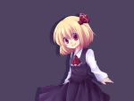  1girl blonde_hair hair_ribbon kurosu kurosu_rino red_eyes ribbon rumia short_hair smile solo touhou 