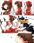  broom_riding comic hakurei_reimu kirisame_marisa silent_comic touhou umakatsuhai 