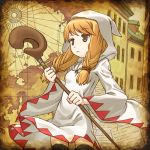  brown_eyes brown_hair buntan final_fantasy final_fantasy_tactics hood solo staff thigh-highs thighhighs twintails white_mage white_mage_(fft) 
