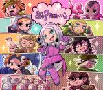  ball blackmore chibi disco_(jojo) dr._ferdinand eleven_men_(jojo) funny_valentine hood jojo_no_kimyou_na_bouken magenta_magenta mike_o pork_pie_hat_kid ringo_roadagain sizma steel_ball_run tubular_bells_(stand) wekapipo 