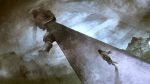  gaius highres perspective rain running scabbard shadow_of_the_colossus sheath size_difference surcoat sword wack wander weapon 