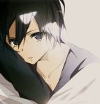  black_eyes black_hair hug kirito male short_hair solo sword_art_online tsukimori_usako 