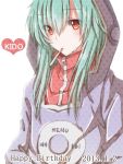  hiro_(hirohiro31) hoodie kagerou_project kido_(kagerou_project) red_eyes solo vocaloid 