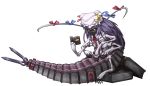  bow crescent insect mazeran multiple_arms patchouli_knowledge persona silverfish simple_background solo touhou transparent_background 