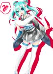  aqua_hair blue_eyes earmuffs ghost hatsune_miku highres japanese_clothes kimono leaning_forward open_mouth rose solo thigh-highs thighhighs twintails vocaloid 