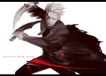  archer atsuyu dual_wielding fate/stay_night fate_(series) kanshou_&amp;_bakuya solo spot_color sword weapon 