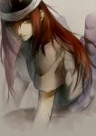  1girl absurdres female hat highres kazari_tayu long_hair looking_at_viewer naruto red_eyes red_hair redhead solo tayuya tayuya1130 