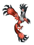  blue_eyes claws highres monster no_humans pokemon pokemon_(creature) pokemon_(game) pokemon_xy solo tail umaximum wings yveltal 