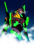  eva_01 highres hosaka_dx mecha neon_genesis_evangelion no_humans solo 