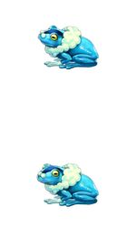  baruson_(konaru) froakie frog no_humans pokemon pokemon_(creature) pokemon_(game) pokemon_xy realistic yellow_eyes 