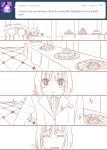  1girl ahoge blush chibi comic cross-shaped_pupils excalibur_face fate/stay_night fate_(series) food monochrome party rynn_(seibu) saber silenri silent_comic sparkle tumblr 