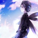  1boy fairy_wings gloves jianmo_sl kirito kirito_(sao-alo) pointy_ears short_hair spiked_hair spiky_hair sword_art_online wings 