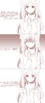  1girl artist_request blush comic english fate/stay_night fate_(series) hair_ribbon long_hair monochrome ribbon shaded_eyes shiyun silenri solo sweater tohsaka_rin toosaka_rin tsundere turtleneck two_side_up 