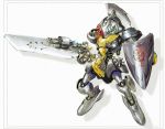  armor mecha robot shield sword 