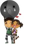  chibi chris_redfield cute parody resident_evil resident_evil_5 sheva_alomar 