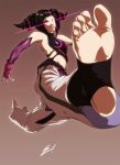  capcom foot han_juri jumping scamwich_(artist) street_fighter 