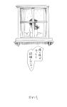  comic head_scarf jojo_no_kimyou_na_bouken michiru_(amphibian) monochrome solo suzi_quatro translated window 