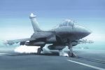  aircraft_carrier airplane bomb earasensha fighter_jet france jet launching military military_vehicle missile original pilot rafale signature vehicle 