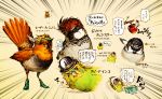  animalization apple bird caesar_anthonio_zeppeli dio_brando food fruit hscatter jojo_no_kimyou_na_bouken joseph_joestar_(young) robert_eo_speedwagon translation_request 