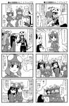  akiyama_yukari bodysuit comic girls_und_panzer isuzu_hana kadotani_anzu kawashima_momo koyama_yuzu long_hair monochrome multiple_girls nanashiro_gorou nishizumi_miho reizei_mako takebe_saori translation_request 