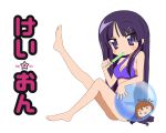  akiyama_mio balloon bikini black_hair hirasawa_yui k-on! long_hair lucky_star parody popsicle style_parody swimsuit 