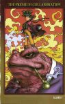  cosplay crossover dragon_ball dragonball frog gamabunta highres kiseru konohagakure_symbol naruto pipe smoke son_goten toad_(animal) toriyama_akira uzumaki_naruto uzumaki_naruto_(cosplay) 
