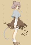  bad_id grey_hair jewelry kutsushita mouse_ears mouse_tail nazrin pendant red_eyes short_hair tail touhou 