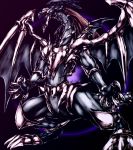  chaos_emperor_dragon_envoy_of_the_end claws duel_monster emudoru long_hair no_humans solo wings yuu-gi-ou 
