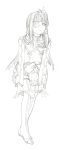  alternate_legwear eyepatch monochrome nagisa_(psp2i) nakaba_reimei panties phantasy_star phantasy_star_portable_2_infinity thigh-highs underwear 