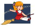  1girl aki_minoriko broom magical_girl mahou_tsukai_sally onikobe_rin parody style_parody touhou 