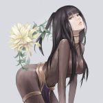  black_hair bodysuit breasts fire_emblem fire_emblem:_kakusei flower long_hair sarja shisamu 