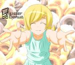  1girl blonde_hair fang long_hair monogatari_(series) oshino_shinobu solo 