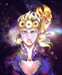  2boys blonde_hair blue_eyes braid giorno_giovanna gold_experience ing0123 jojo_no_kimyou_na_bouken multiple_boys space stand_(jojo) 