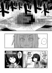  coldenic comic kawamura_reo long_hair monochrome mosaic multiple_girls sawaguchi_mai short_hair sono_hanabira_ni_kuchizuke_wo thumbs_up translated 
